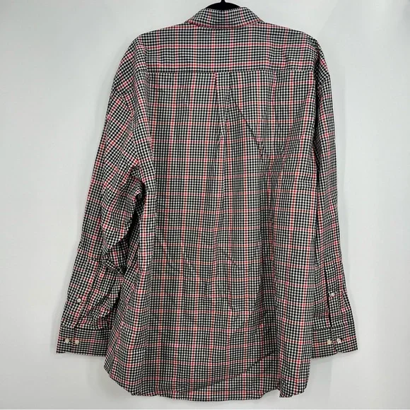 Reserve Patrick James Western Button Down Long Sleeve Plaid Shirt Top XXL - Picture 6 of 7
